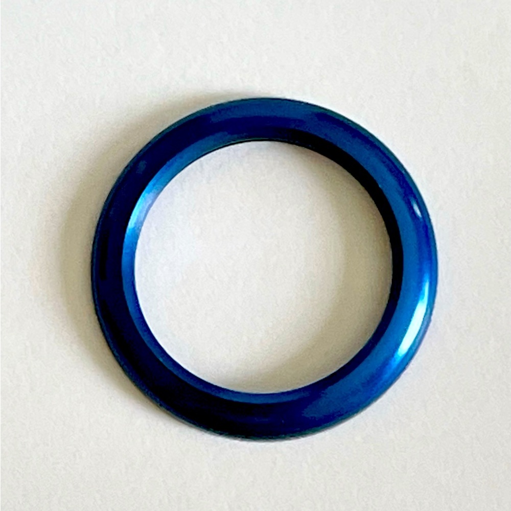 GUCCI SAPPHIRE BLUE METAL BEZEL for Vintage GUCCI Interchangeable bezel watch